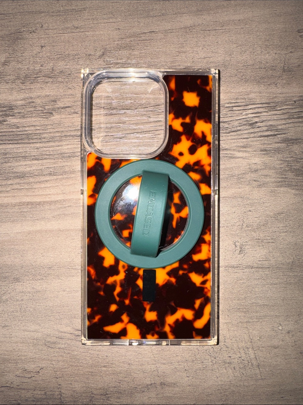 Flaunt Tortoiseshell Clear Bumper Phone Case 15 Pro